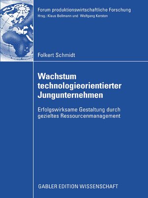 cover image of Wachstum technologieorientierter Jungunternehmen